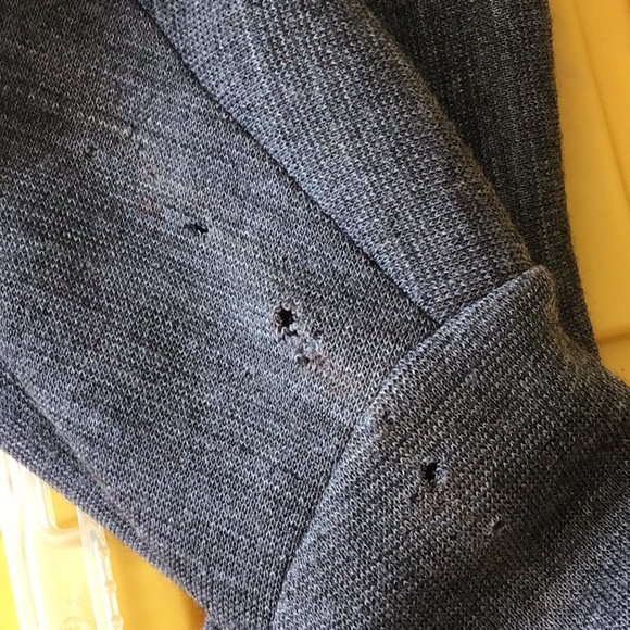 Vintage wool dress crystal buttons - Picture 6 of 6